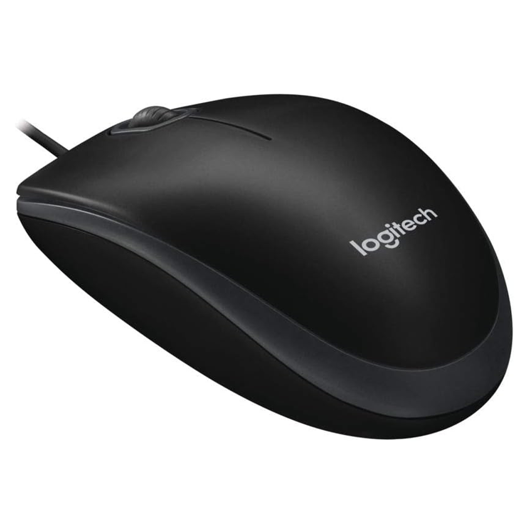 Logitech Business B100 Optical USB Mouse - Black in Qatar Logitech Business B100 Optical USB Mouse - Black in Qatar